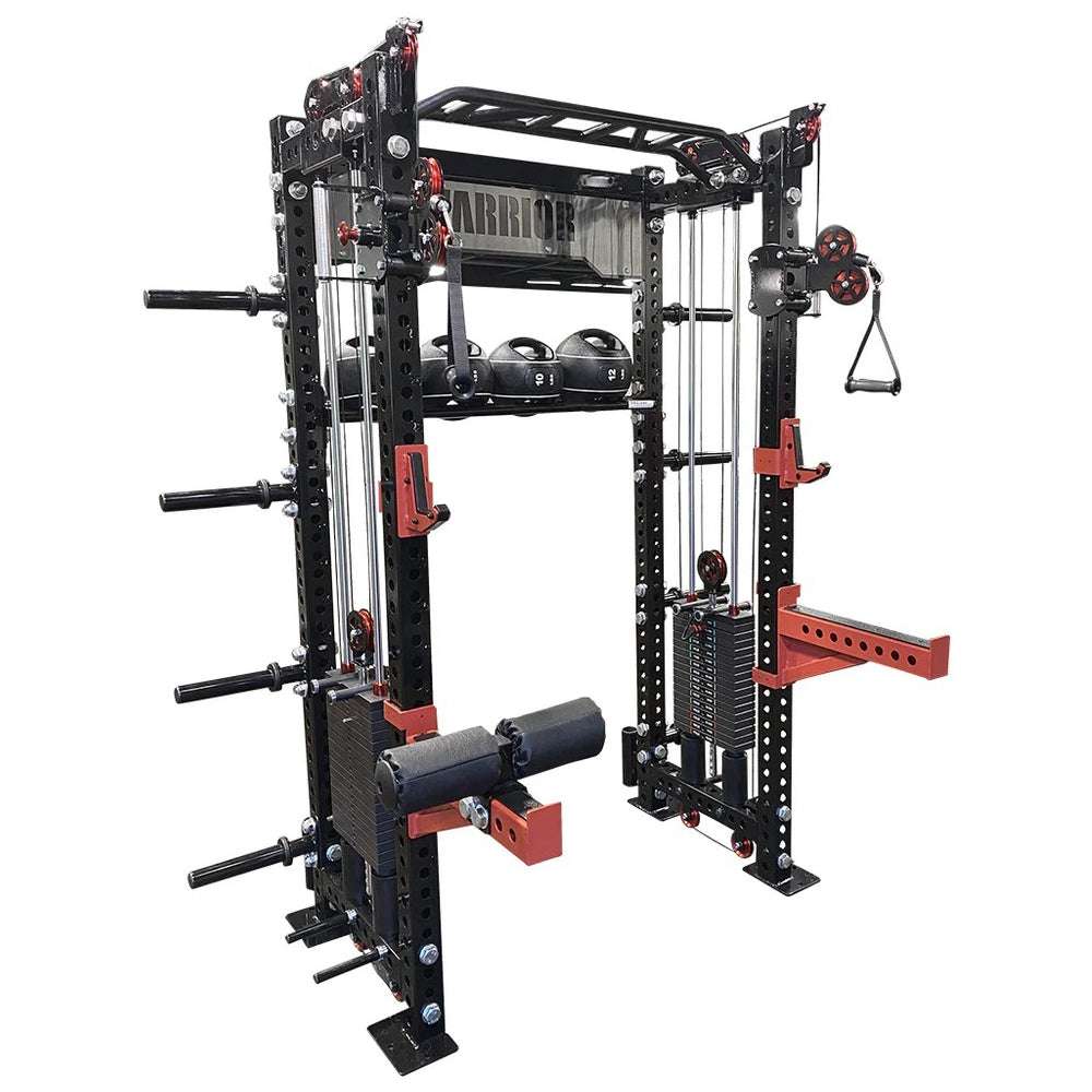 Warrior 2.0 Cable Crossover Pulley Power Rack Gym System – Warrior