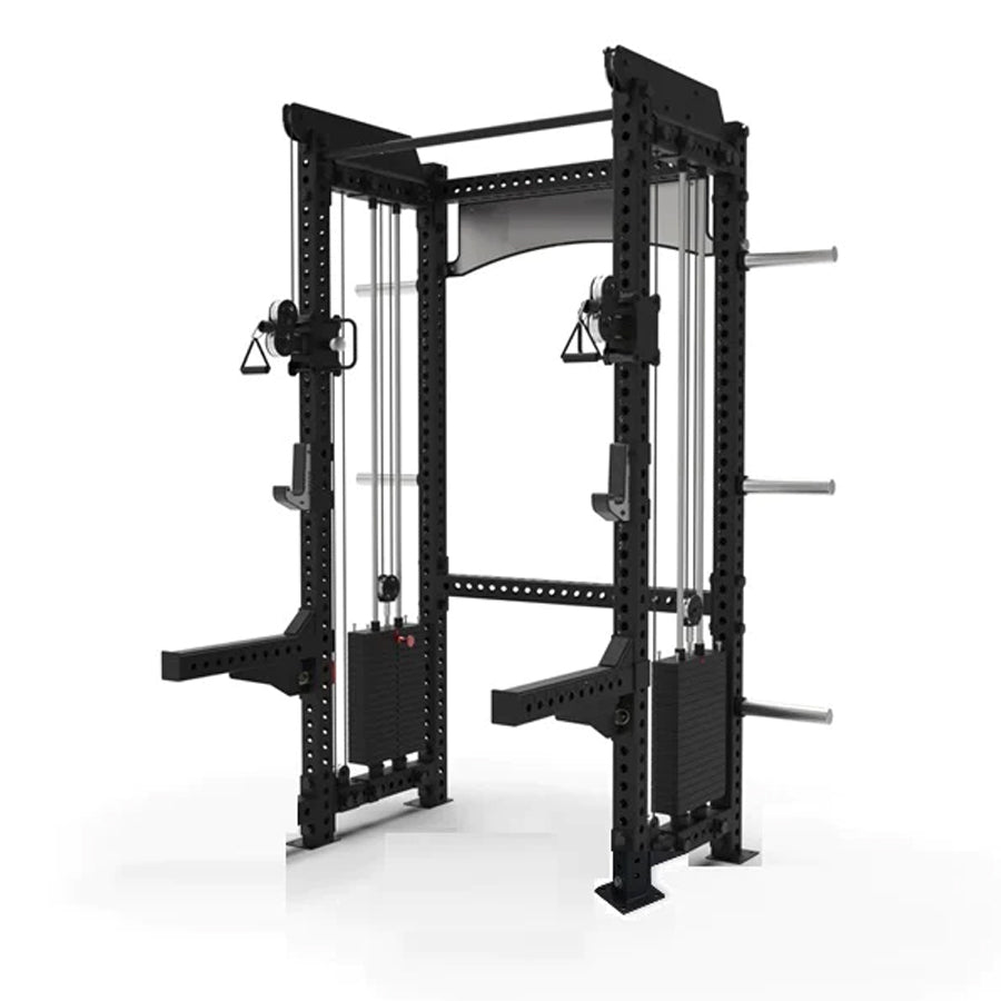 Warrior 1.0 Cable Crossover Pulley Power Rack Gym System Warrior Strength Equipment