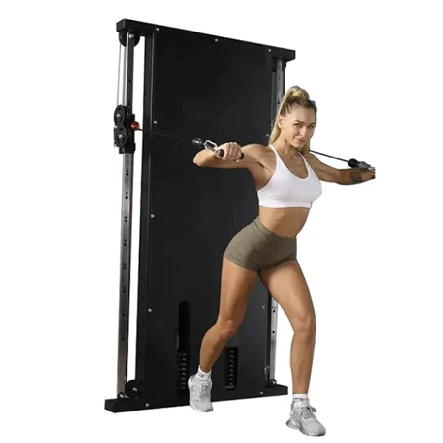 Warrior Wall Mounted Cable Pulley Home Gym System (Two-Stack