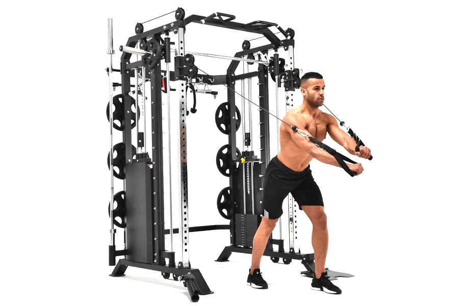 Warrior 801 Power Rack Cable Pulley Home Gym w/ Smith Rack – Warrior ...
