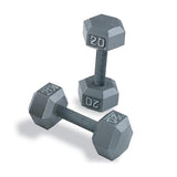 Warrior Cast Iron Hex Dumbbells