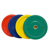 Warrior Olympic Color Bumper Plates - 230lb Set - SALE
