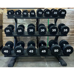 Warrior 12-Sided Urethane Dumbbells (5-50lb)