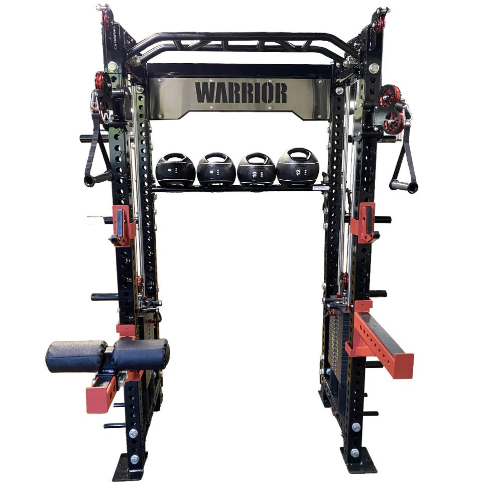 Warrior 2.0 Cable Crossover Pulley Power Rack Gym System – Warrior ...