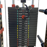 Warrior 3.5 Cable Crossover Pulley Power Rack Gym System w/ Lat Pulldown (Optional Smith Attachment)