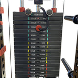 Warrior 3.5 Cable Crossover Pulley Power Rack Gym System w/ Lat Pulldown (Optional Smith Attachment)