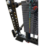 Warrior 3.5 Cable Crossover Pulley Power Rack Gym System w/ Lat Pulldown (Optional Smith Attachment)