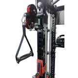 Warrior 3.5 Cable Crossover Pulley Power Rack Gym System w/ Lat Pulldown (Optional Smith Attachment)