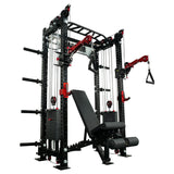 Warrior 2.0 Cable Crossover Pulley Power Rack Gym System