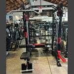 Warrior 3.0 Cable Crossover Pulley Power Rack Gym System w/ Lat Pulldown