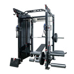 Warrior 3.0 Cable Crossover Pulley Power Rack Gym System w/ Lat Pulldown