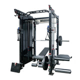 Warrior 3.5 Cable Crossover Pulley Power Rack Gym System w/ Lat Pulldown (Optional Smith Attachment)