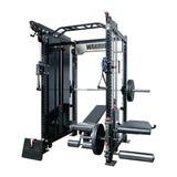 Warrior 3.5 Cable Crossover Pulley Power Rack Gym System w/ Lat Pulldown (Optional Smith Attachment)