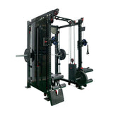 Warrior 3.5 Cable Crossover Pulley Power Rack Gym System w/ Lat Pulldown (Optional Smith Attachment)