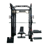 Warrior 3.0 Cable Crossover Pulley Power Rack Gym System w/ Lat Pulldown
