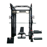 Warrior 3.5 Cable Crossover Pulley Power Rack Gym System w/ Lat Pulldown (Optional Smith Attachment)
