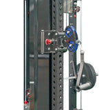 Warrior 3.5 Cable Crossover Pulley Power Rack Gym System w/ Lat Pulldown (Optional Smith Attachment)