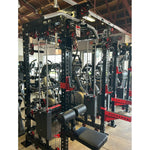 Warrior 3.0 Cable Crossover Pulley Power Rack Gym System w/ Lat Pulldown