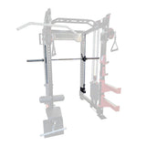 Warrior 3.5 Cable Crossover Pulley Power Rack Gym System w/ Lat Pulldown (Optional Smith Attachment)