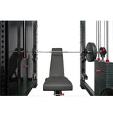 Warrior 3.5 Cable Crossover Pulley Power Rack Gym System w/ Lat Pulldown (Optional Smith Attachment)