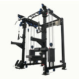 Warrior 3.5 Cable Crossover Pulley Power Rack Gym System w/ Lat Pulldown (Optional Smith Attachment)