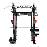 Warrior 3.5 Cable Crossover Pulley Power Rack Gym System w/ Lat Pulldown (Optional Smith Attachment)