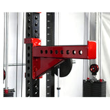 Warrior 3.5 Cable Crossover Pulley Power Rack Gym System w/ Lat Pulldown (Optional Smith Attachment)