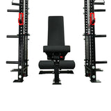 Warrior 3.5 Cable Crossover Pulley Power Rack Gym System w/ Lat Pulldown (Optional Smith Attachment)