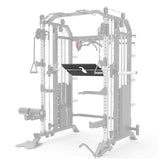 Warrior 801 Power Rack Cable Pulley Home Gym w/ Smith Rack