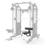 Warrior 801 Power Rack Cable Pulley Home Gym w/ Smith Rack