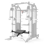 Warrior 801 Power Rack Cable Pulley Home Gym w/ Smith Rack