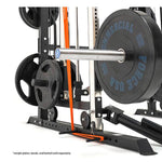 Warrior 801 Power Rack Cable Pulley Home Gym w/ Smith Rack