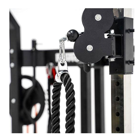 warrior secure wall-mounted rope rack – 360 fitness... Warrior 801 Power Rack Cable Pulley Home Gym w/ Smith Rack – Warrior ...