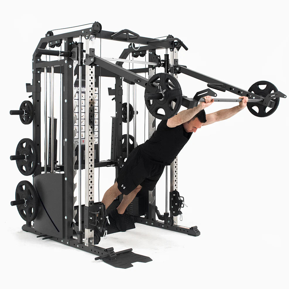 Warrior 701 All in One Functional Trainer Home Gym w Smith Rack SALE Warrior Strength Equipment