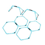 Warrior Hexagonal Agility Ladder & Hurdle