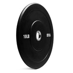 Warrior Black Bumper Plates (10-45lbs)