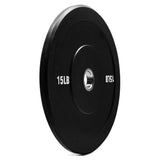 Warrior Black Bumper Plates (10-45lbs)