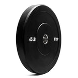 Warrior Black Bumper Plates (10-45lbs)