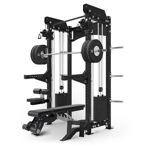 Warrior 2.0 Cable Crossover Pulley Power Rack Gym System