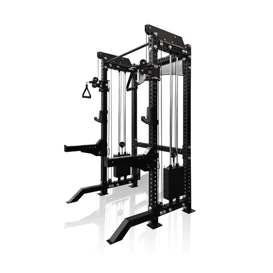 Warrior Cable Crossover Pulley Power Rack Gym System – Warrior Strength ...