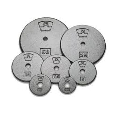 Warrior Cast Iron 1" Standard Weight Plates