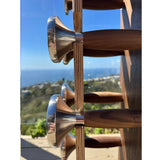 Warrior Luxury Wood | Stainless Steel Dumbbell Set (2.5-12lbs)