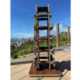 Warrior Luxury Wood | Stainless Steel Dumbbell Set (2.5-12lbs)