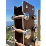 Warrior Luxury Wood | Stainless Steel Dumbbell Set (2.5-12lbs)