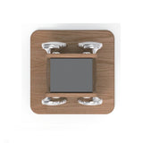 Warrior Luxury Wood | Stainless Steel Dumbbell Set (2.5-12lbs)