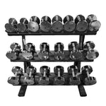 Warrior Chrome Dumbbell Set (5-50lb)