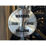 Warrior Chrome Olympic Weight Plates (230lb Set)