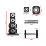 Warrior D22.5 Adjustable Dumbbells