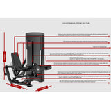 Warrior Deluxe Commercial Series Leg Extension/Prone Leg Curl