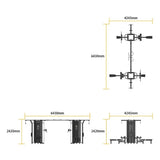 Warrior Elite Commercial Series 8-Stack Multi-Station Gym